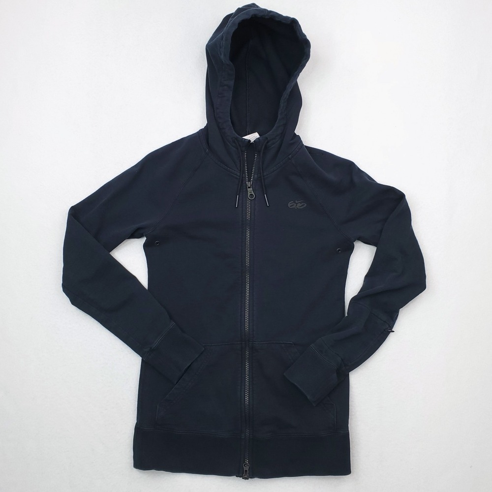 Nike 6.0 Icon Hoodie Womens Extra Small Navy Blue Full Zip Sweatshirt Jacket